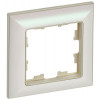 BRITE Рамка 1-мест. РУ-1-Бр беж./жемч. BR-M12-12-1-K10