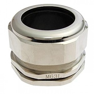 MBA63-49, Ввод кабельный М63Х1.5 приборное отверстие 63.0…63.4мм диаметр кабеля 51мм приборный цанга разъемная никелированная латунь