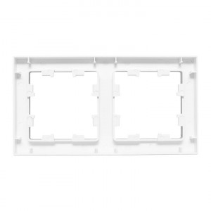 2 - местная рамка, белая, пластик Эпика EKF UP1-FPW-02