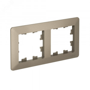 ATLASDESIGN AIR 2-постовая РАМКА, ШАМПАНЬ/дымчатый черный ATN220502