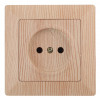4-201-11 Розетка 2P, 16А-250В, СУ, Solo, сосна (10/200/3200) Б0043311