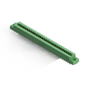 306-028-500-104, Стандартные краевые разъемы 28P .156 CL READOUT GREEN