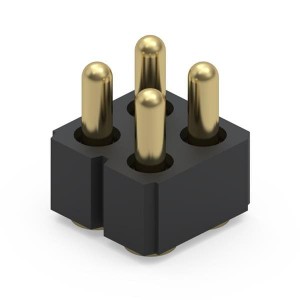 813-22-004-30-004101, Проводные клеммы и зажимы 4P DOUBLE ROW HDR .236" PIN HEIGHT
