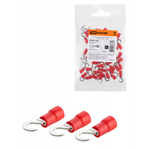 Наконечник изолированный крюковой НИК 1,5–4 (50 шт.) SQ0502-0301