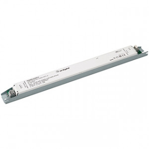 Блок питания ARV-SP24100-LONG-PFC-A (24V, 4.2A, 100W) 025479(1), Источник напряжения с гальванической развязкой для светодиодных изделий. Входное напряжение 220-240 VAC. Выходные параметры: 24 В, 4.2 А, 100 Вт. Встроенный PFC >0.95. Негерметичный алюминиевый корпус IP 20. Габаритные размеры длина 360 мм, ширина 30 мм,