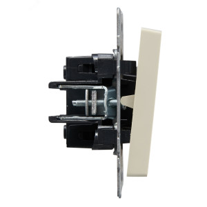 Выключатель проходной 1-кл. СП BRITE ВС10-1-6-БрКр 10А беж. BR-V12-0-10-K10