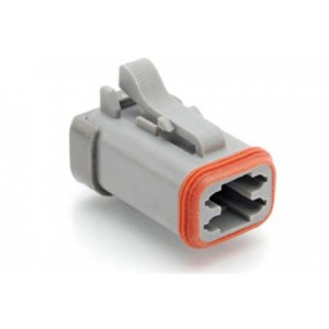 AT06-4S-MM01, Автомобильные разъемы Plug 4 Way End Cap Reduced Dia. Seal