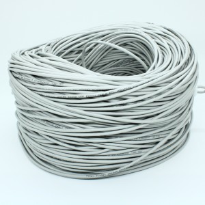 UTP4-24SR5/E G, Кабель Витая пара 8 проводов, кат. 5е, многожильный, (PCnet), бухта 300м,  серый