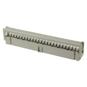 09 18 534 6803, IDC разъем, вилка на кабель прямая двухрядная 34pin(2x17)., шаг 2.54мм