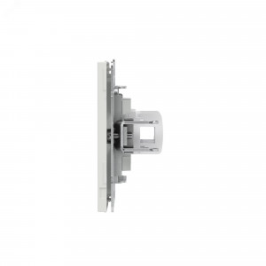Компьютерная розетка RJ-45 без шторки, кат.6А двойная, KANT, белый песок 7010674