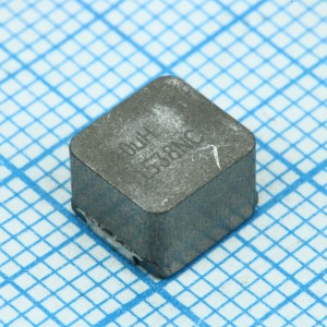 IHLP2525EZER100M01, Индуктивность силовая проволочная 10мкГн ±20% 100кГц порошковое железо 4.5A 71.3мОм по постоянному току 2525 лента на катушке