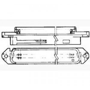 229974-4, Соединители для ввода/вывода ASSY PLUG 50 POS B SLOT