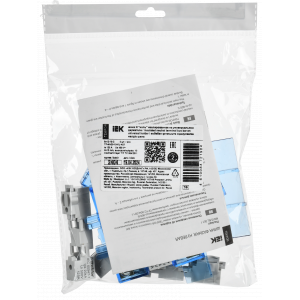 TEKFOR Шина N ноль изолированная на универсальном держателе 8х12-10-С IEK TF-NN20-10-KL-K07