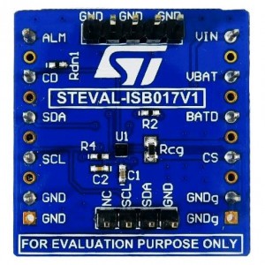 STEVAL-ISB017V1, Средства разработки интегральных схем (ИС) управления питанием STC3117 evaluation board