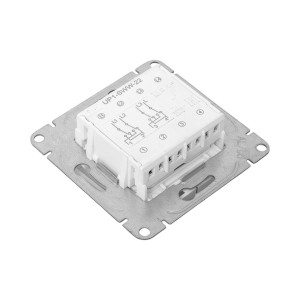 Механизм выключателя, двухклавишный, перекр-стный, алюминий Эпика EKF UP1-SWA-22