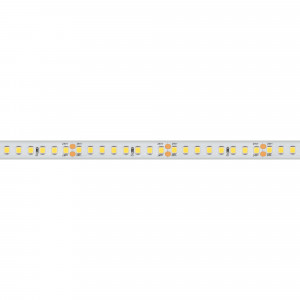 Лента герметичная RTW-PS-A160-10mm 24V Warm3000 (12 W/m, IP67, 2835, 50m) 024559(2), Светодиодная лента (монтажная бобина 50м) RTW-PS-A160, герметичная (PS-силиконовая экструзия). Светодиоды 2835, 160 шт/м (8000 шт на 50 м), белая плата, ширина 10 мм, красный скотч 3М. Цвет ТЁПЛЫЙ 3000 K, цветопередача CRI>85, угол 120°. Питание 24V, мощн
