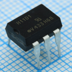 H11D1, Оптопара одноканальная транзисторный выход постоянного тока c выводом базы 6-Pin PDIP SMD