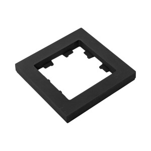 1 - местная рамка, ч-рная, пластик Эпика EKF UP1-FPB-01