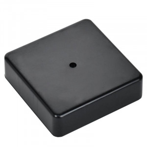 Коробка расп. КМ о/п 100х100х29мм черная UKO10-100-100-029-K02-E