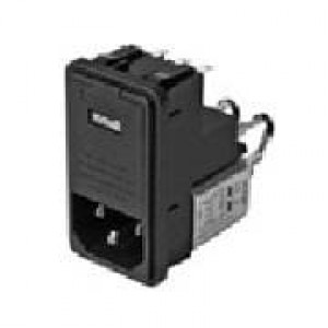 FN372-4-21, Модули подачи электропитания переменного тока 4A SNAP IN 2FUSE POWER ENTRY MODULE