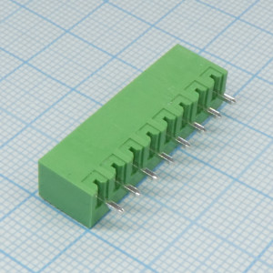15EDGVC-3.81-08P-14-00A(H), Разъемный клеммный блок на плату, 8 контактов. Серия 15EDGVC-3.81