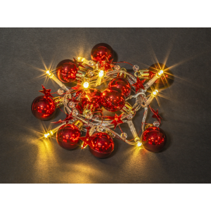 Гирлянда 80 720 NGF-D015-10WW-2AA (красные шарики 1.2м TR) 80720