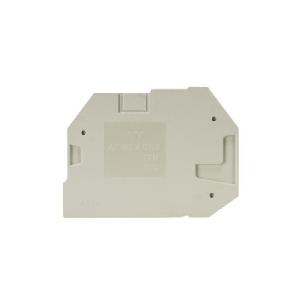 Изображение товара Крышка боковая AP WT 4 D1/2 серый для клемм WT 4