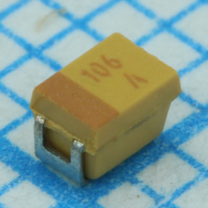 TS20001V010KAT000R, ЧИП-конденсатор танталовый 1мкФ 35В типоразмер A ±10% (3.2х1.6х1.6мм) SMD 3216-18 125°С лента на катушке