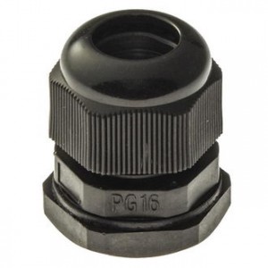 PG16 (IP 54) черный, Кабельный ввод PG16 (IP 54) Черный, полиамид