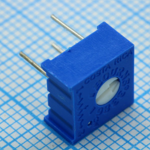 3386F-1-203LF, Потенциометр однооборотный керметный 20кОм 0.5Вт ±10% PC PIN