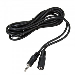 Шнур Стерео 3,5мм гнездо - Стерео 3,5мм штекер, 1,5м 17-4003