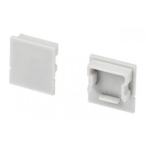 Заглушка ARH-WIDE-H20 Square глухая 018876, Заглушка (глухая) для профиля ARH-WIDE-H20 с экраном ARH-WIDE-B-H20-2000 Square. Материал - PVC серый.