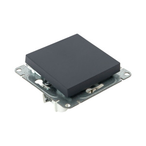 Механизм выключателя, одноклавишный, графит Эпика EKF UP1-SWG-10