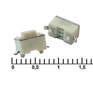 IT-1101NE-E (6X3X4.3), Кнопка тактильная IT-1101NE-E, 6x3x4.3 мм