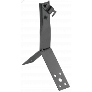 Держатель проводника круглого 6-10мм винтовой для конька h=100мм оцинкованная сталь TD IEK ZDP80-13-4-16-100