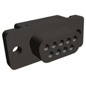 1658614-4, Разъем D-Sub (розетка) прижимной на кабель 9 контактов