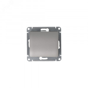 Переключатель проходной 1-кл. СП Glossa 10А IP20 (сх. 6) 10AX механизм платина SE GSL001261
