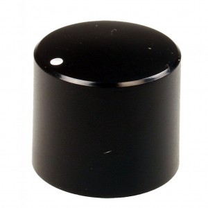 41028-3, Ручка пластик, на вал 6мм, насечка, d=19.5мм, h=17мм