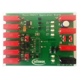 DEMOBOARDITS42K5DTOBO1, Средства разработки интегральных схем (ИС) управления питанием The ITS42k5D-LD-F demo board can be used to easily evaluate the ITS42k5D-LD-F. The demo board is fully equipped with external components as well as the device. This demo board users guide contains all necessary information for using of the this boar