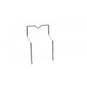 Скоба для реле K-35C, Скоба фиксирующая для колодки, сталь