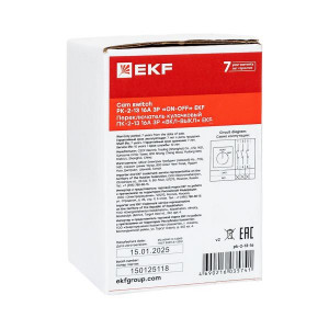 Переключатель кулачковый ПК-2-13 16А 3P 