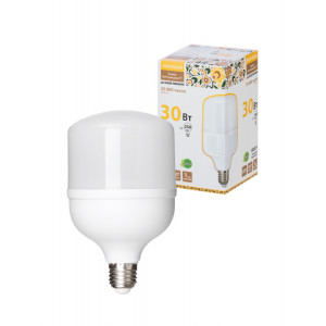 Лампа светодиодная T-30 Вт-230 В-4000 К–E27 (99x168 мм) Народная SQ0340-1642