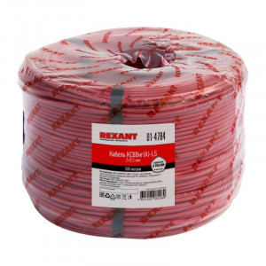 Кабель сигнальный KСВВнг(А)-LS 2Х0,5 ММ, не поддерживает горение, 2-х жильный, цена за 1м.