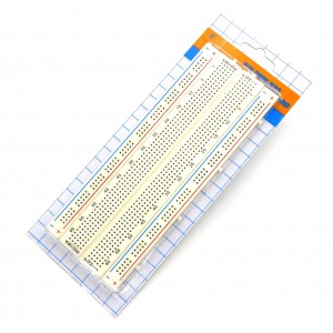 Плата макетная б/пайки ZY-M102, плата макетная без пайки на 840 точек с цветными координатами