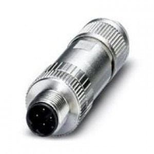 M12P-4MD, Цилиндрические метрические разъемы 4-pin M12 MaleAssembeled Plug, Soldering Type - D Coding