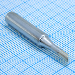 T900-3C, Жало для паяльной станции ST80/AT937/AT989/AT989D/ST8802/AT8502D скошенный под 45° круг 3.0мм