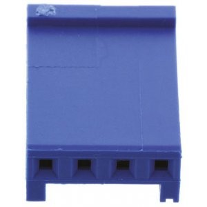 281838-4, Корпус разъема  типа провод-плата, 2.54 мм, 4 контакт(-ов), Гнездо, Серия AMPMODU HE13 / HE14, Обжим