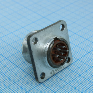 2РМТ18Б7Ш1В1В, Соединитель цилиндрический низкочастотный негерметичный