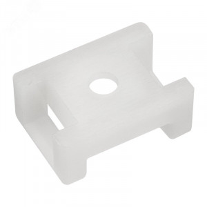 Площадка для крепления стяжки 22х16мм (ПС-2) бел. (уп.10шт) 07-2102-10