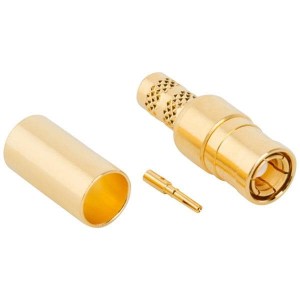 142220, РЧ соединители / Коаксиальные соединители SMB ST CRIMP PLUG 142/223/U GOLD